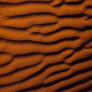 Preview wallpaper sand, relief, waves, surface, brown