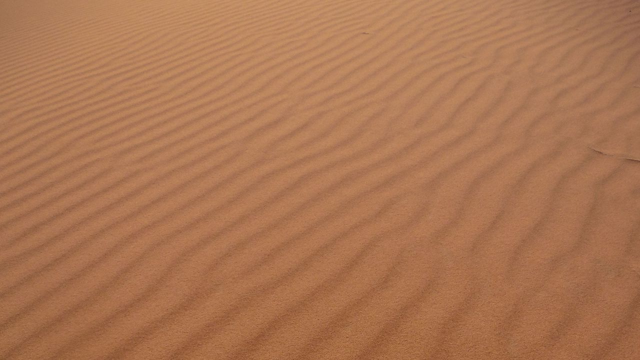 Wallpaper sand, ripples, relief, brown, background