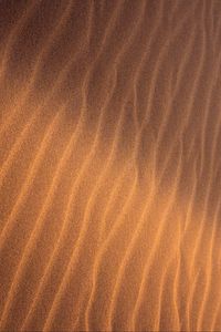 Preview wallpaper sand, ripples, waves, texture, surface, brown
