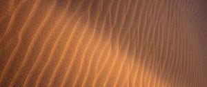 Preview wallpaper sand, ripples, waves, texture, surface, brown