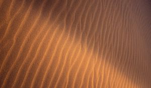 Preview wallpaper sand, ripples, waves, texture, surface, brown