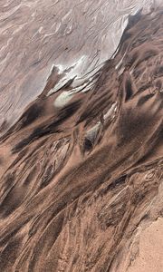 Preview wallpaper sand, sandy, erosion, texture