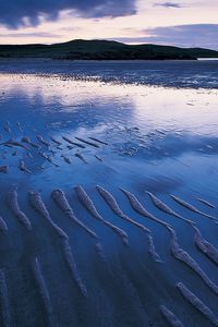 Preview wallpaper sand, sea, coast, water, outflow