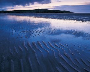 Preview wallpaper sand, sea, coast, water, outflow