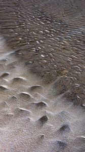 Preview wallpaper sand, sea, waves, stones, shore, nature