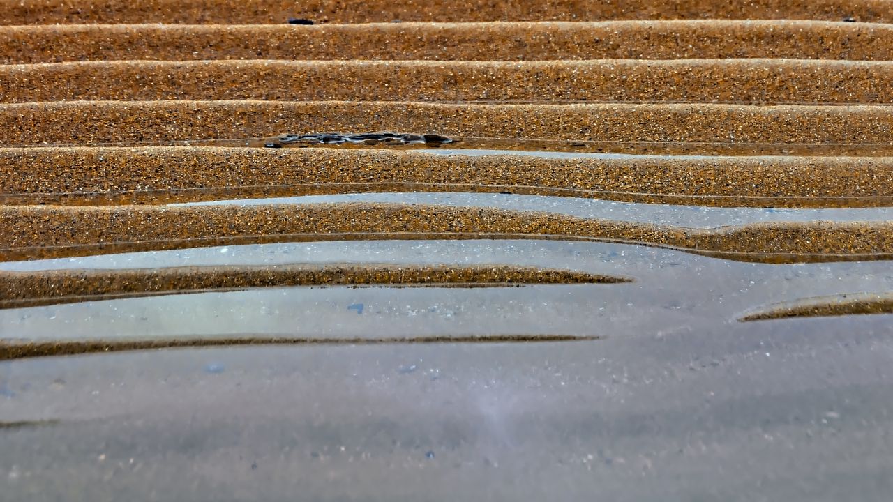 Wallpaper sand, shore, relief, water