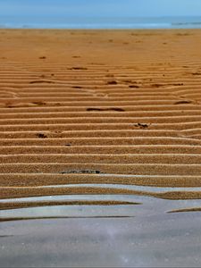 Preview wallpaper sand, shore, relief, water