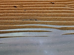 Preview wallpaper sand, shore, relief, water