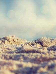 Preview wallpaper sand, sky, light, blue