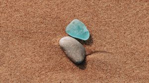 Preview wallpaper sand, stones, pebbles, macro