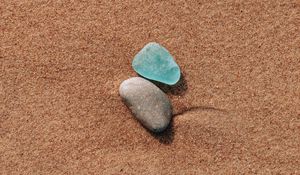 Preview wallpaper sand, stones, pebbles, macro