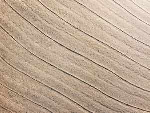 Preview wallpaper sand, stripes, surface, rough, texture