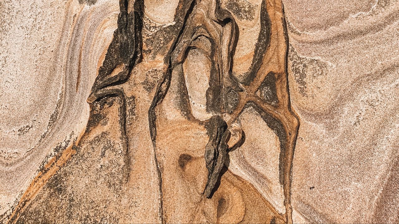 Wallpaper sand, surface, aerial view, relief