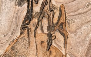 Preview wallpaper sand, surface, aerial view, relief