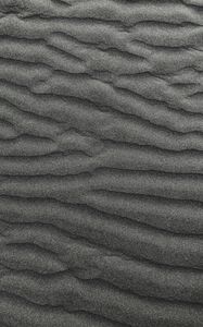 Preview wallpaper sand, texture, gray, wavy