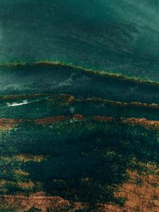 Preview wallpaper sand, texture, sea, aerial view
