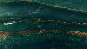 Preview wallpaper sand, texture, sea, aerial view