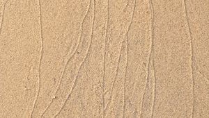 Preview wallpaper sand, trace, lines, sandy