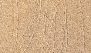 Preview wallpaper sand, trace, lines, sandy