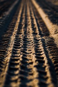 Preview wallpaper sand, trace, macro, closeup, texture