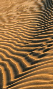 Preview wallpaper sand, traces, waves, desert