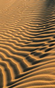 Preview wallpaper sand, traces, waves, desert