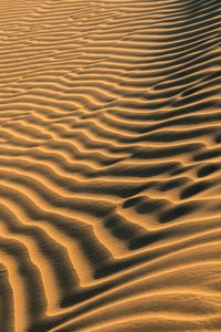 Preview wallpaper sand, traces, waves, desert