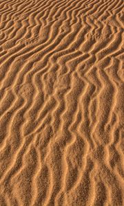 Preview wallpaper sand, traces, wavy, texture