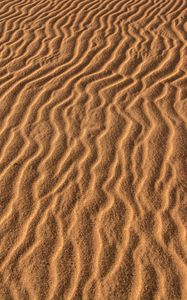 Preview wallpaper sand, traces, wavy, texture