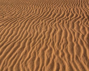 Preview wallpaper sand, traces, wavy, texture