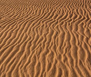 Preview wallpaper sand, traces, wavy, texture