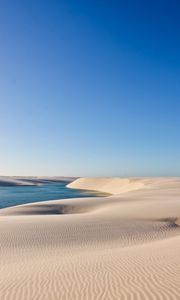 Preview wallpaper sand, water, sky