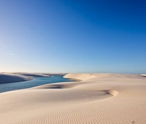 Preview wallpaper sand, water, sky