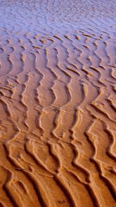 Preview wallpaper sand, waves, beach, water