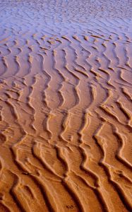 Preview wallpaper sand, waves, beach, water