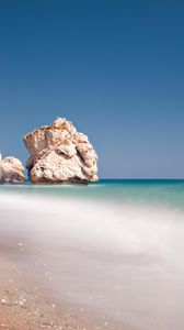 Preview wallpaper sand, waves, beach