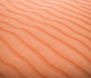 Preview wallpaper sand, waves, desert, brown