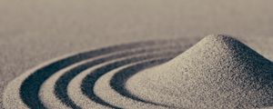 Preview wallpaper sand, waves, macro, circles