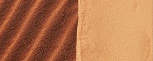 Preview wallpaper sand, waves, relief, texture, brown, shades