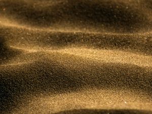 Preview wallpaper sand, waves, relief, macro, brown