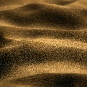 Preview wallpaper sand, waves, relief, macro, brown