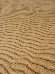 Preview wallpaper sand, waves, surface, desert