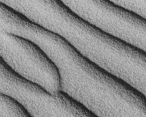 Preview wallpaper sand, waves, surface, gray, bw