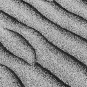 Preview wallpaper sand, waves, surface, gray, bw