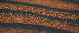 Preview wallpaper sand, waves, surface, macro, brown