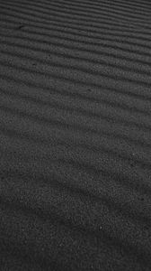 Preview wallpaper sand, waves, surface, gray