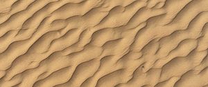 Preview wallpaper sand, waves, surface, texture, desert, brown