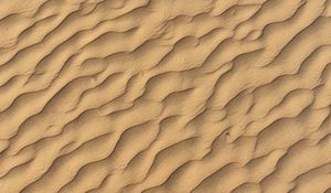 Preview wallpaper sand, waves, surface, texture, desert, brown
