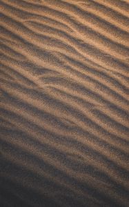 Preview wallpaper sand, waves, surface, brown