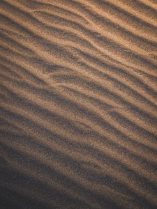 Preview wallpaper sand, waves, surface, brown